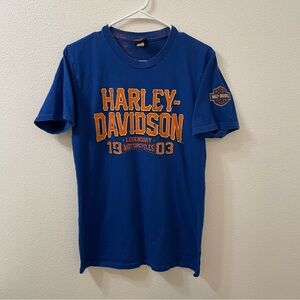 Harley Davison arrowhead Arizona shirt blue medium